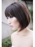 艶感たっぷり＊シンプルボブ
