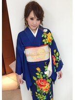 ヘアーセットサロン ピンキー(Hairset Salon Pinky)&nbsp;Pinky☆ナチュラルポニー風アップ