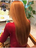 ブリーチ毛に縮毛矯正してもサラサラツヤツヤに☆