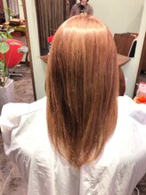 ヘアーデザイン アモール(Hair Design Amor) ピンクブラウン