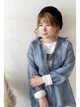 井上貴和子/可愛さと綺麗さのある女性らしいスタイルが得意です☆ミディアムからロングならお任せ下さい♪