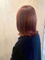 エフィールベルタ(afeel belta) アプリコットピンク×外ハネボブ