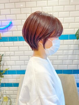 シー バイ ロンド 新宿(Sea by Lond) 似合わせカットアースカラーくびれヘアマッシュショート