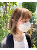 涼しげな夏のボブ
