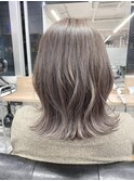 ハイライト多透明感カラー