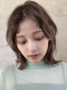 メゾンドイギー(MAISON de IGGY) 透け感ショコラアッシュ＃ヘルシースタイル＃ふんわりカール