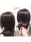 【髪質改善】ピンクブラウン系カラー Ash清瀬 大嶋
