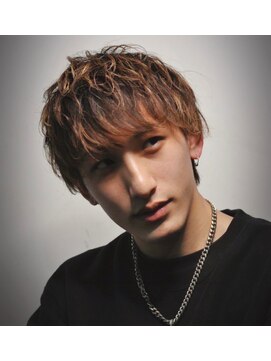 ヒロギンザ 青山店(HIRO GINZA) かき上げニュアンスマッシュサイドパート韓国マッシュフェード