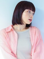 ガリカ 蔵前(Gallica)&nbsp;【竹之内蔵人】大人の内巻きボブ x ほんのりレッド/暖色系カラー