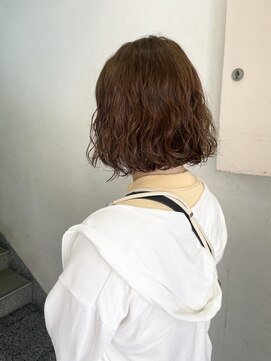 キャンバス バイ ネオリーブ 横浜西口(Canvas by neo.) ボブ 低温デジタルパーマ 【miku】