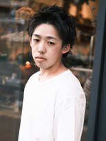 デフ(def)&nbsp;メンズ グリース仕上げのスパイキーアップバングショート