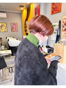 ダニーコウベ(Danny kobe) 刈り上げピンク