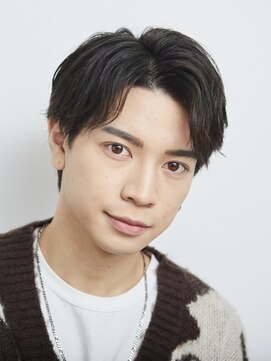 メンズサロンドットリアン(dot. lien) メンズセンターパートニュアンスパーマセンターパート