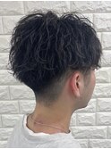 メンズ/ツイストパーマ/ツーブロック