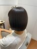 【メンテナンス】デザインカット＋髪質改善トリートメント　12100円