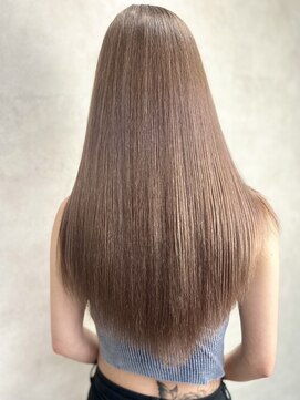 ルノン フィージュ(LUNON fieju) ほんのりピンクのグレージュ/ダブルカラー/ケアブリーチ