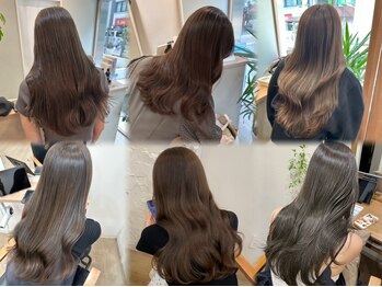 サク(Sac.)の写真/赤みを抑えたベージュカラー◎お客様一人一人の髪型やライフスタイルに合わせて自分に似合うカラーに♪