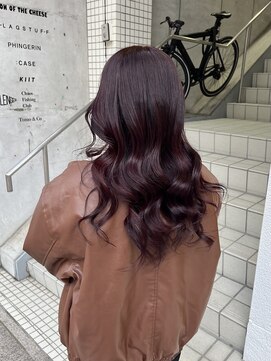 エイトヘアー(8 HAIR) ピンクバーガンディ