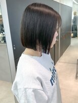 ロンドシエル 横浜(Lond ciel)&nbsp;イメチェン外ハネボブ美髪ワイドバングレイヤー縮毛矯正/横浜