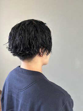 ココカラヘアー ニコ(cococara hair nico) リッチブラック/ツイストスパイラル/刈り上げマッシュ