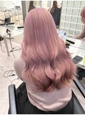 韓国ヘア顔周りレイヤー暗めミルクティーベージュグレージュ