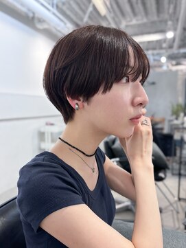 フォト 新宿三丁目(foto) ▽コンパクトショートミニウルフブリーチなし前髪ミディアム新宿