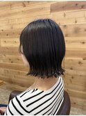 ＊アッシュグレー×ボブ