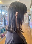 パッツンロブ
