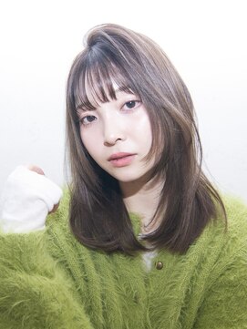 メノン(Menon) 大人レイヤースタイル　ストレートヘアー　韓国風