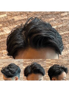 アールドボーテ 理容室(R de Beaute) 銀座 七三分けパーマ <理容室>