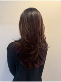 暗めカラー/グランマッシュ[レイヤーカット/髪質改善/銀座]