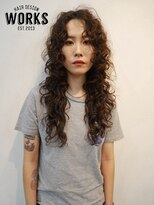 ワークス ヘアデザイン(WORKS HAIR DESIGN)&nbsp;ロングレイヤーカーリースタイルスパイラルパーマ
