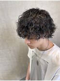 スパイラルパーマ/シャドウパーマ/メンズウルフ