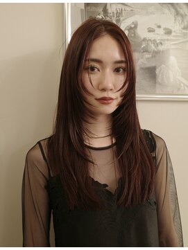 ランプ 代官山(the lamp) 20代大人美人ブリーチなし秋カラーロングレイヤー