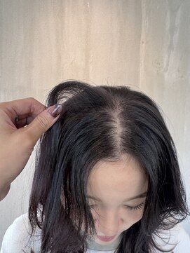 トテ(tote.) 透明感ラベンダーグレージュ暗髪韓国ヘア