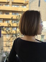 モーメント(moment)&nbsp;ボブ　ミニボブ　ハイライトボブ　30代40代50代60代