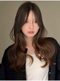 ハイライトバレイヤージュダブルカラーケアブリーチ20代30代