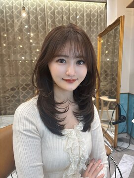 ロンドアベニール 北千住(Lond avenir) 韓国ハイレイヤーカットバタフライカットミニボブレイヤー北千住