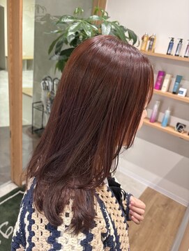 ヘアリゾート レガロ(hair resort REGALO) オレンジブラウン ×レイヤーカット