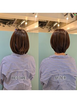 アミエ 大和店(ami e) シルキーコース+カラー+カット・髪質改善・縮毛矯正・白髪染め
