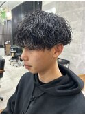 メンズマッシュ×波巻きスパイラルパーマ【大和】