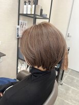 バセット バイ アルター 鎌取店(basset by aL-ter)&nbsp;ハッシュカット/グレージュ/デザインカラー/鎌取