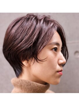 ゼン(ZEEN) 【ZEEN】立体感のある収まりショートボブ