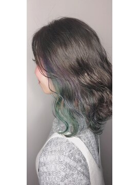 モードケイズ 阿倍野店(MODE K’s) インナーカラー×オーロラカラー