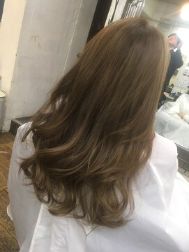 ディエス ヘアデザイン 能見台(diez hair design) 思わず触りたくなる、、極柔シフォンゴールド！