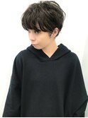 マッシュショートパーマ