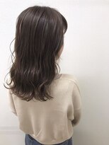 フロート 小阪店(float)&nbsp;パールブラウン_厚めバング,ローライト,デザインカラー