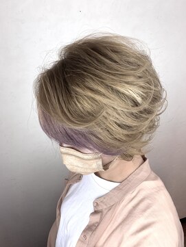 リンク 海老名店(Link) 跳ねる毛先とクリーミーベージュ