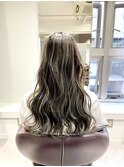 グレーベージュハイライト