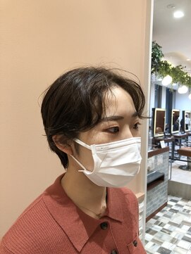 ネオリーブギンザ 銀座店(Neolive GINZA) 低温デジタルパーマでかけるふんわりニュアンスな前髪パーマ